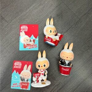 Pop Mart Labubu Coca Cola Figure Bundle